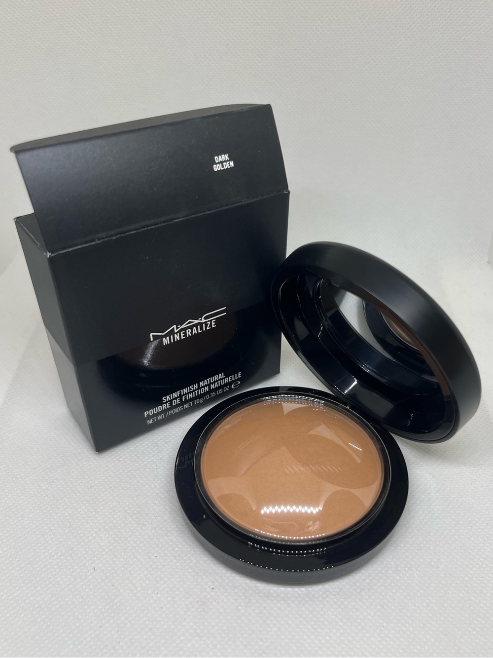 New MAC Mineralize SKINFINISH NATURAL Silky Face Powder Shade DARK GOLDEN
